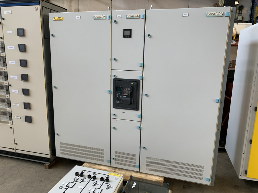 Siemens Sivacon 1600 ampere hoofdverdeler met 16 afgaande groepen