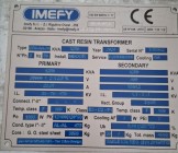 2x 1250 kVA 25 kV / 400 Volt IMEFY transformator
2024 - NIEUW