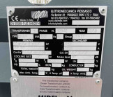 2x 800 kVA 10 kV / 410 Volt ELP Italia
transformator 2015